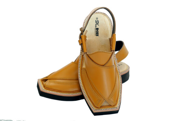 Luxury Camel Peshawari Kaptaan Chappal - 1001