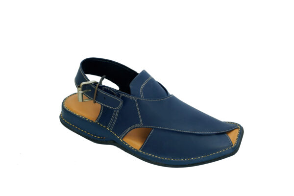blue zardari chappal